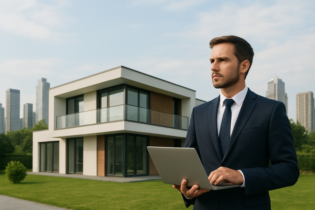 Real estate holdings showcasing modern city properties