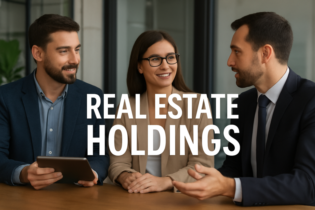 Real estate holdings investment opportunities