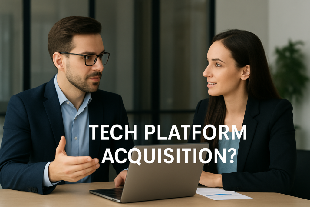 Expert tech platform acquisition for Business
