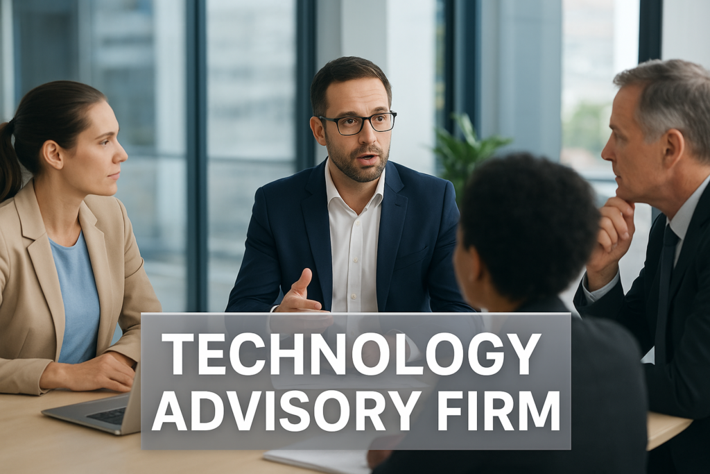 Technology advisory firm planning for digital transformation